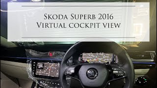 Skoda superb 2016 with virtual cockpit and Mib2 high mib25 Harman [upl. by Biamonte]