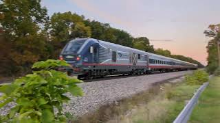 2 Amtraks blasting through Lawton [upl. by Lashondra604]