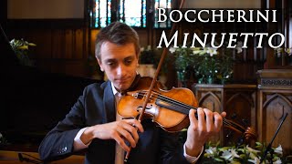 Boccherini Minuetto for Violin and Piano Performed by Brian Ostrega and Stephen Uhl [upl. by Aizirk]