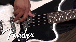 Fender Standard Jaguar Bass Demo  Fender [upl. by Veron]