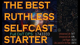 ReapExsanguinate Ascendant Ruthless League Starter Guide for PoE 323 [upl. by Deaner]