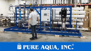 Industrial Reverse Osmosis Systems  Louisiana USA  1300000 GPD  wwwpureaquacom [upl. by Leaj]