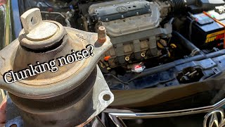 Clunking noise Excessive engine movement20092014 4th gen Tl Front Motor Mount swap [upl. by Moulton239]