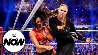 Ronda Rousey makes her return to Raw WWE Now Jan 31 2022 [upl. by Helaine666]