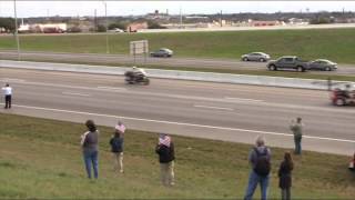 Funeral procession for Navy SEAL Chris Kyle in Georgetown [upl. by Ahsan137]