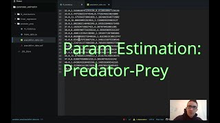 Fitting the PredatorPrey Model to Data Python [upl. by Ynavoeg]