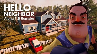 Hello Neighbor Alpha 15 Trailer Remake [upl. by Inajna]