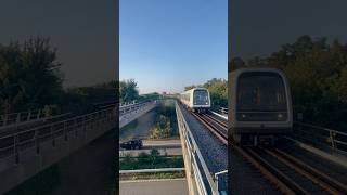 Copenhagen Metro Hitachi Driverless Metro 🇩🇰 metro publictransport copenhagen shorts [upl. by Maxentia]