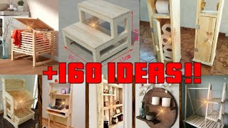 160 Ideas de madera que puedes hacer para vender y Generar Ingresos 🔥💰 [upl. by Talbott]