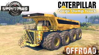 SpinTires Caterpillar 257M 8x8 Large Dump Truck [upl. by Roi182]