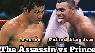 Antonio Barera mexico vs Naseem Hamed UK Featherweight Championship prince barrera [upl. by Alidis881]