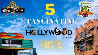 5 Fascinating Disneys Hollywood Studios Facts [upl. by Schaffer]