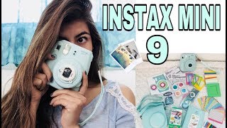 Instax mini 9Reseña ¿Cómo usarla Accesorios [upl. by Kired]