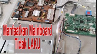 mainboard mahal dan langka 42lv3730 modif pakai MB 42LM3410 [upl. by Selle]