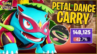 PETAL DANCE VENUSAUR Is Still One Of The BEST CARRY Builds  Pokemon Unite [upl. by Rosy]