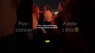 Fan Calls Loved One in Tears at Adeles Concert 🥹❤️ [upl. by Towland32]