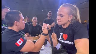 Sarah Backman vs Miguel Leblanc Global Elite 1 Afterpull [upl. by Solorac]