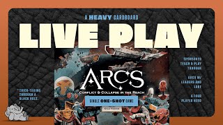 Arcs with Leaders amp Lore  4p Teaching amp Playthrough by Heavy Cardboard [upl. by Allistir]