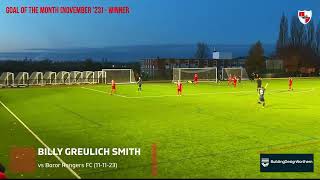 November 23 Goal of the Month Winner  Billy Greulich Smith [upl. by Bouley]