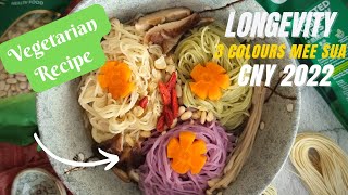 Longevity 3 Colours Mee Sua shorts youtubeshorts cny [upl. by Attej]