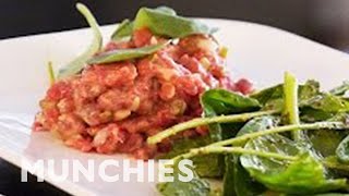 How To Make Steak Tartare with Julien Ponthieu [upl. by Sweyn]