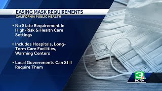 Face masks no longer required in California hospitals [upl. by Asiret]