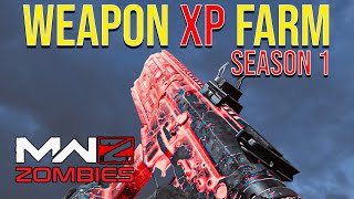 BEST Solo Zombies Weapon XP and Camo FARM  After Season 1 Patch [upl. by Conias]