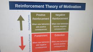 Reinforcement theory of Motivation [upl. by Norrab257]