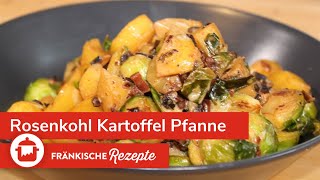 ROSENKOHL KARTOFFEL PFANNE Würzig und lecker🥘 [upl. by Malim74]