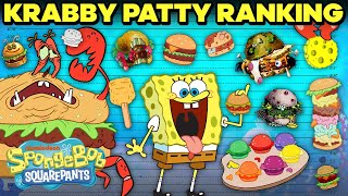 Krabby Patties Ranked By Size 🍔  SpongeBob [upl. by Nonnag468]