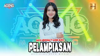 Sasya Arkhisna ft Ageng Music  Pelampiasan Official Live Music [upl. by Nesline]