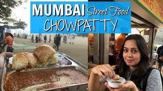 Mumbai Street Food  Chowpatty Pav Bhaji Bhelpuri  Indian street Food [upl. by Herates]