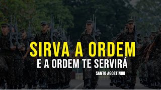 quotA boa ordem se impõe pela disciplinaquot Santo Agostinho [upl. by Eatnuahs]