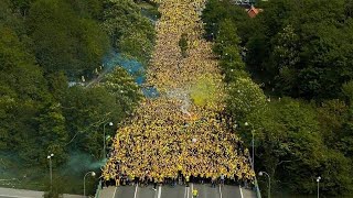 Brøndby IF Fans Celebrate The Championship  Sydsiden  Denmark [upl. by Oirevlis]