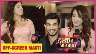 Ishq Mein Marjawan  Deep Aka Arjun Bijlani amp Aarohi Aka Alisha Panwar Off Screen Masti On Set [upl. by Trimble]