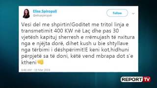 Report TV Tritol linjës 400 KW në Fushë Krujë Balla Tërbim i komanduar nga Basha e Berisha [upl. by Nedaj704]