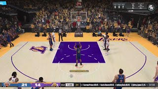 NBA 2K2411 12 knicks vs lakers player quit Linsanity time [upl. by Sibylla]