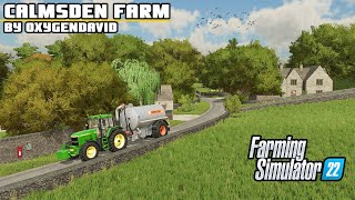 BREATHTAKINGLY REALISTIC MASTERPIECE  Calmsden Farm  Farming Simulator 22 [upl. by Alekahs]