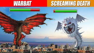 Screaming Death vs Warbat With Healthbar  SPORE [upl. by Jung]