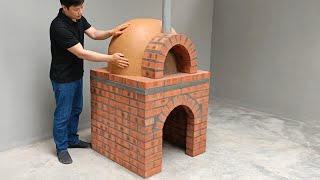 How to make a simple and beautiful pizza oven [upl. by Quillan163]