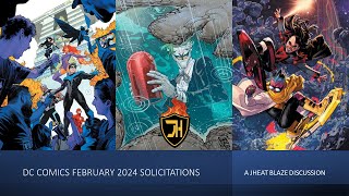 DC COMICS FEBRUARY 2024 SOLICITATIONS [upl. by Croner]