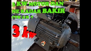 3 KW MOTOR DAN NE KADAR BAKIR ÇIKAR  ♻️ 🔥🔧 [upl. by Enomes443]