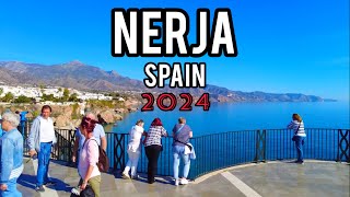 Nerja Spain 2024  Wandering around the old town and visiting the beaches [upl. by Ennair574]