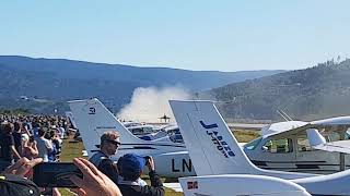 SK37 Viggen  Notodden Telemark Airshow 20180902 [upl. by Anyrak]