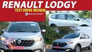 Renault Lodgy  Full Test Drive Review  Dream Drive [upl. by Stoneham]