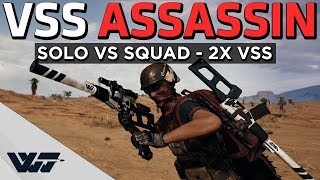 VSS ASSASSIN  Solo vs Squad with 2x VSS  PUBG [upl. by Proudfoot329]