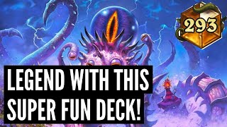 This deck is SO MUCH fun and got me LEGEND Cthun Druid is INCREDIBLE [upl. by Bonny]