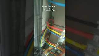 Cable Termination  Industrial Electrician Work  Electrical Panel Dressing [upl. by Jeralee616]