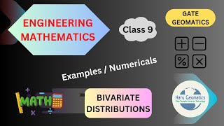 Gate GE 2024 Engineering Mathematics Class 9 BIVARIATE Distributions Regression Coefficients [upl. by Otreblon]