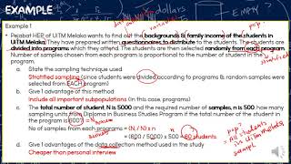 STA104  QMT181  Introduction to Statistics Example 1 [upl. by Dionis]